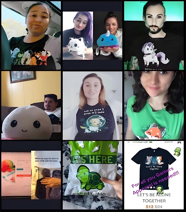 TikTok平臺T恤定制成新趨勢