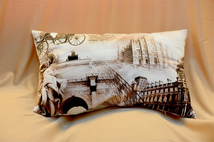 POD模式入門(mén)設(shè)計(jì)之復(fù)古建筑抱枕