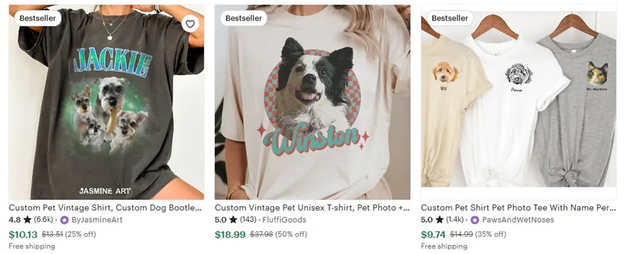 2025定制T恤設(shè)計(jì)方向之寵物