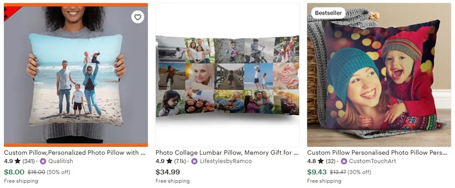 熱門定制抱枕的設計主題之家庭照片枕頭