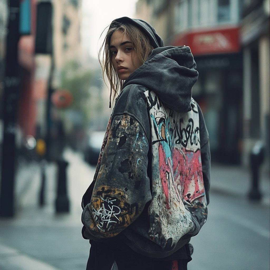 POD服裝差異化設(shè)計(jì)之個(gè)性涂鴉衛(wèi)衣